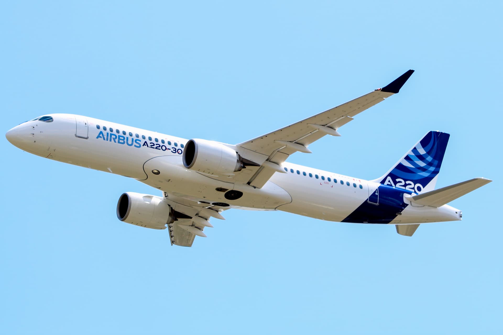 Airbus A220 aircraft